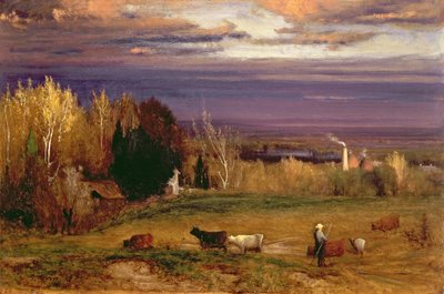 Soleil après la tempête ou Coucher de soleil, 1875 - George Inness